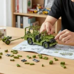 M3 37MM AT GUN DODGE BEEP WC52 building blocks  300013 - Image 4