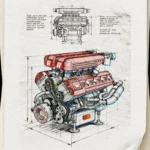 ENGINE With Motor  building blocks 33015 - Image 7