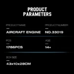 AIRCRAFT ENGINE building blocks 33019 - Image 5