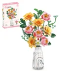 Rose &amp Autumn Chrysanthemum  building blocks 33081 - Image 2