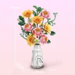 Rose &amp Autumn Chrysanthemum  building blocks 33081 - Image 10