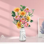 Rose &amp Autumn Chrysanthemum  building blocks 33081 - Image 9