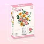 Rose &amp Autumn Chrysanthemum  building blocks 33081 - Image 4