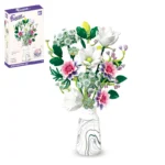 Lotus Magnolia Billy Balls &amp Autumn Chrysanthemum building blocks 33083 - Image 2