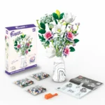 Lotus Magnolia Billy Balls &amp Autumn Chrysanthemum building blocks 33083 - Image 6