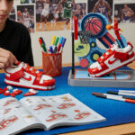 Nike Dunk Basketball Player building blocks 43021 - Image 6