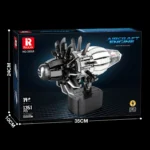 AIRCRAFT ENGINE With Motor  building blocks 33018 - Image 6