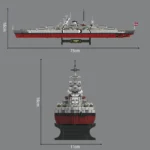 Bismarck Battleship  building blocks FC4201 - Image 7