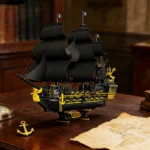 Black Pearl Pirate Ship  building blocks FC6010 - Image 6