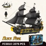 Black Pearl Pirate Ship  building blocks FC6010 - Image 8