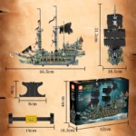 Flying Dutchman Ghost Ship  building blocks FC6015 - Image 10