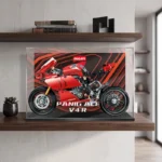 Premium Display Case Compatible with LEGO® Technic™ Ducati Panigale V4 R 42107 – Sleek Edition - Image 2