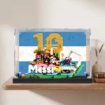 Premium Display Case Compatible with LEGO® Lionel Messi Iconic Goal 43011 – Souvenir Edition