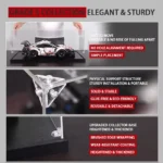 Premium Display Case Compatible with LEGO® Technic™ Ducati Panigale V4 R 42107 – Sleek Edition - Image 6